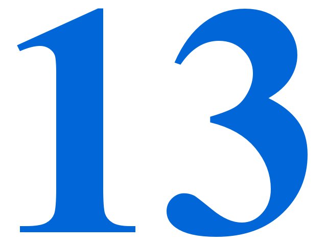 число 13